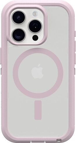 حافظة OtterBox iPhone 15 Pro (فقط) Defender Series XT - EMERALD ISLE (أخضر)، بدون شاشة، متينة، مثبتة على MagSafe، مرفق حبل قصير in Kuwait