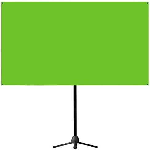 Valera 90in Green Screen Backdrop with Stand for Streaming, Ultra Portable 2 Min Setup, Portrait & Landscape, Tripod & Wall Mount, for Tiktok Zoom Video Meetings & More, +1k Free Backgrounds Included in Kuwait