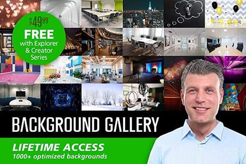 شاشة Valera Explorer الخضراء مع حامل - لوحة مفاتيح Chroma محمولة، تتضمن 1000 خلفية مجانية، خلفية قماشية خضراء مقاومة للتجاعيد، حامل ثلاثي القوائم وحامل حائطي، حقيبة حمل، صورة ومناظر طبيعية in Saudi Arabia