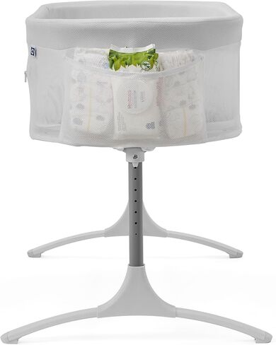 سرير أطفال Sealy Airy Dreams قابل للتنفس 2 في 1 وسرير بجانب السرير، سرير بجانب السرير للطفل، ارتفاع قابل للتعديل، مستقل أو نائم بجانب السرير، لوحة منسدلة لسهولة الوصول in Kuwait