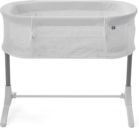 سرير أطفال Sealy Airy Dreams قابل للتنفس 2 في 1 وسرير بجانب السرير، سرير بجانب السرير للطفل، ارتفاع قابل للتعديل، مستقل أو نائم بجانب السرير، لوحة منسدلة لسهولة الوصول in Kuwait