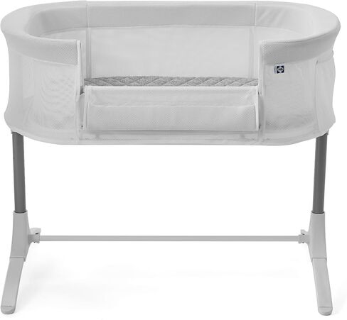 سرير أطفال Sealy Airy Dreams قابل للتنفس 2 في 1 وسرير بجانب السرير، سرير بجانب السرير للطفل، ارتفاع قابل للتعديل، مستقل أو نائم بجانب السرير، لوحة منسدلة لسهولة الوصول in Kuwait