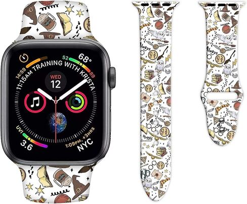 أحزمة ساعة كرتونية متوافقة مع سوار ساعة Apple بعرض 38 ملم/40 ملم، أحزمة ساعة لطيفة للنساء المراهقات in Saudi Arabia
