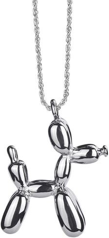 Balloon Dog Necklace Pendant for Men Women Hiphop Clown Charm Necklace Titanium steel Vintage Jewelry in Kuwait
