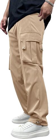 الرجال السراويل البضائع غير رسمية الرباط مرونة الخصر سراويل للتسلق تجريب الركض Sweatpants الشارع الشهير بنطلون للرجال in Saudi Arabia