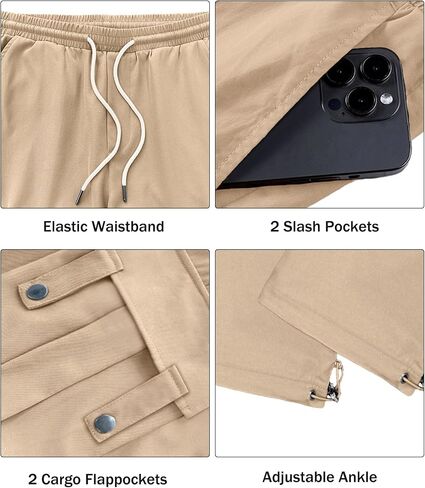 الرجال السراويل البضائع غير رسمية الرباط مرونة الخصر سراويل للتسلق تجريب الركض Sweatpants الشارع الشهير بنطلون للرجال in Saudi Arabia