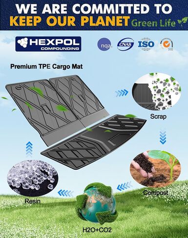 Original Cargo Liner and Backrest Mats for Ford Explorer 2020-2024 6/7 Seats All Models - Custom Fit Trunk Mat and Backrest Mats - All Weather Protection Anti-Skid Car Mats for Ford Explorer in Saudi Arabia