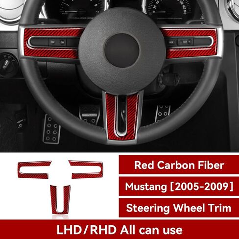 Car Center Air Outlet Vents Sticker Accessories Carbon Fiber for Ford Mustang 2005 2006 2007 2008 2009 in Saudi Arabia