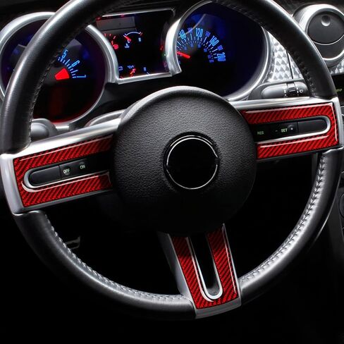 Car Center Air Outlet Vents Sticker Accessories Carbon Fiber for Ford Mustang 2005 2006 2007 2008 2009 in Saudi Arabia