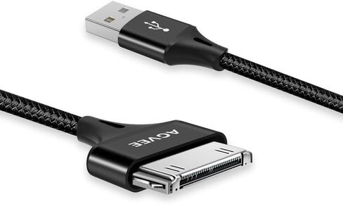 AGVEE 4ft USB-A to 30 Pin Charger Charging Cable for Old iPod iPad in Kuwait