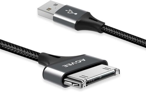 AGVEE 4ft USB-A to 30 Pin Charger Charging Cable for Old iPod iPad in Kuwait