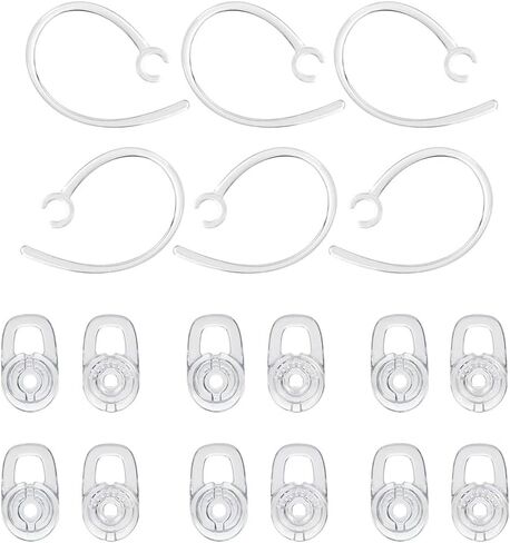 مجموعة استبدال قطع غيار سماعات الأذن من جل الأذن متوافقة مع Plantronics M155 M165 M1100 M100 M55 M28 M25 Voyager Edge من السيليكون وملحقات مضادة للانزلاق in Saudi Arabia