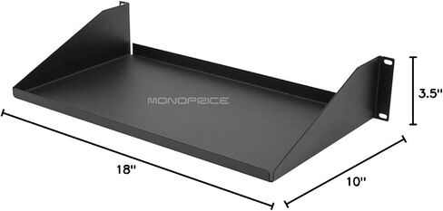 Monoprice Single Sided Shelf, 3.5(H) x 14.5(D) x 19(W), 50 lbs. Max Capacity in Saudi Arabia