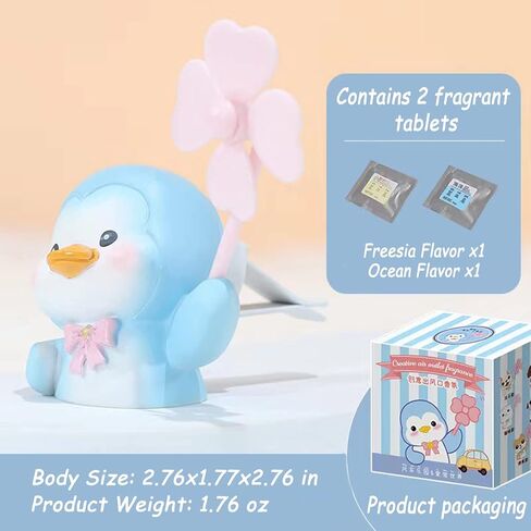 Car Air Fresheners,Cute Little Windmill Rotating Automotive Air Outlet Vent Fan,Cartoon Resin Car Perfume Diffuser,Effective Car Odor Eliminator,Funny Car Accessories Interior Ornament Creative Gifts in Saudi Arabia