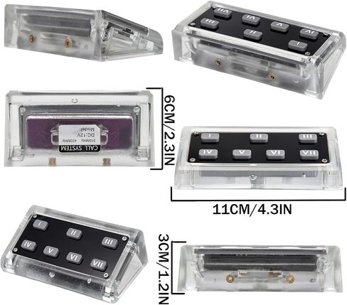Restaurant Pager System Wireless Calling System Kitchen Paging Waiter System, A Chef Paging Waiter's Keypad Transmitter,5 Watch Display Receivers Cook Press to Call Waiter to Take Dishes in Kuwait