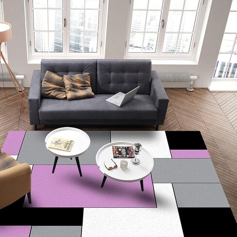 Red Black Geometric Area Rugs Indoor Non-Slip Rectangle Rug 2x3 ft, Abstract Color Block Red Black Gray Rug Rubber Backing Floor Mats Contemporary Home Decor Carpet for Entryway Living Room in Saudi Arabia