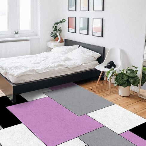 Red Black Geometric Area Rugs Indoor Non-Slip Rectangle Rug 2x3 ft, Abstract Color Block Red Black Gray Rug Rubber Backing Floor Mats Contemporary Home Decor Carpet for Entryway Living Room in Saudi Arabia
