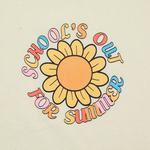 قميص MNLYBABY آخر يوم للمدرسة كبير الحجم: للمعلمات والنساء خارج المدرسة للصيف in Kuwait