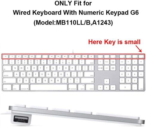 HRH Ombre Purple Silicone Keyboard Skin Cover for iMac Wired USB in Saudi Arabia