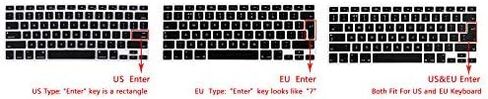HRH Ombre Purple Silicone Keyboard Skin Cover for iMac Wired USB in Saudi Arabia