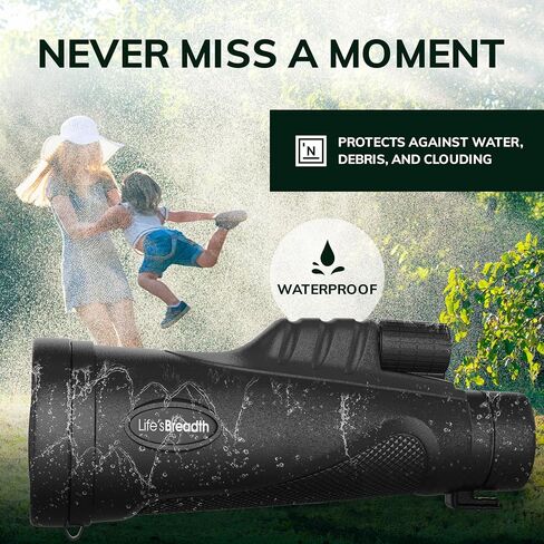 12x56 Monocular Telescope with Smartphone Adapter and Upgraded Tripod, HD Handheld Telescope - High Powered Monocular Scope for Adults - Birdwatching, Gifts for Men Him Dad Husband Boyfriend (Green) in Saudi Arabia