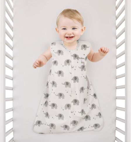 Blue and White Moons All-Over Printed 100% Cotton Wearable Blanket with "Little Dreamer" Embroidery in Saudi Arabia