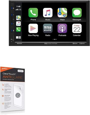 BoxWave Screen Protector Compatible with BOSS Audio BE7ACP - ClearTouch Anti-Glare (2-Pack), Anti-Fingerprint Matte Film Skin in Saudi Arabia