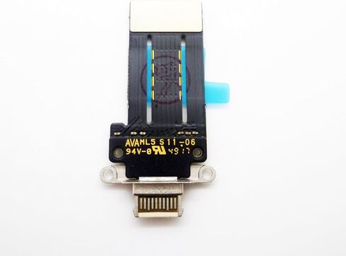 منفذ شحن USB شاحن قاعدة توصيل لوحة كابل مرن بديل لوحدة الكابل المتوافقة مع iPad Pro 12.9 الجيل الخامس (2021) / 12.9 الجيل السادس (2022) (رمادي) in Saudi Arabia