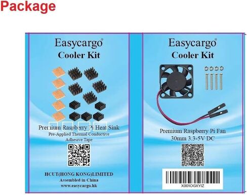مجموعة مبدد حرارة الكمبيوتر المحمول M.2 من Easycargo، حوض حرارة نحاسي نحيف + وسادة حرارية 1 مم 0.5 مم لتبريد الكمبيوتر المحمول M2 NVMe 2280 SSD (عبوتان) in Kuwait