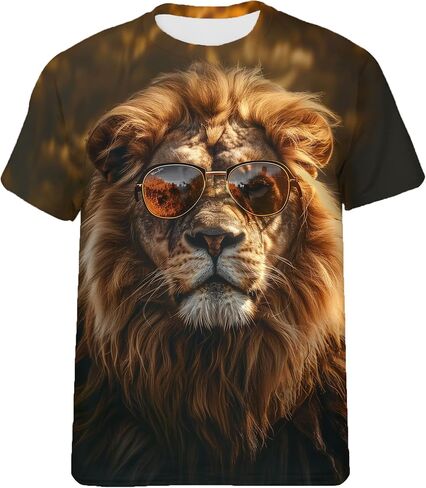 Men's Print Graphic T Shirt Short Sleeve Summer T-Shirt Novelty Casual Tee in Saudi Arabia