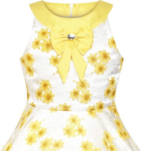 Sunny Fashion Flower Girls Dress Lace Sequins Sparkling Wedding Bridesmaid in Saudi Arabia