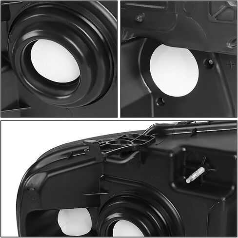 DNA MOTORING Pair OE Style Headlights Compatible with 04-08 F150 / 2006 Mark LT, Black Housing/Smoked Lens/Clear Reflector, HL-OH-F15004-BK-SM-CL1 in Saudi Arabia