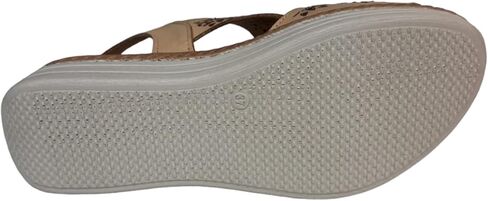 Alice Women's Comfortable, Leather Sling Back Sandal with Extra Cushioned Soft Footbed in Saudi Arabia
