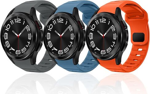 kytuwy Bands Compatible for Galaxy Watch 6 Band/Galaxy Watch 5 Band 44mm 40mm, Rugged No Gap Band for Galaxy Watch 6 Classic Bands 47mm 43mm, Silicone Sport Strap for Samsung Galaxy Watch 5 Pro 45mm in Saudi Arabia