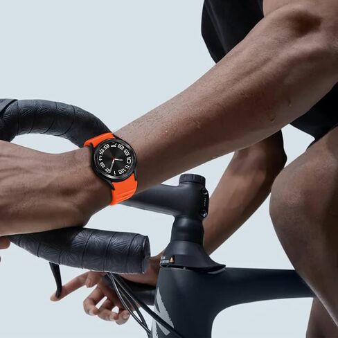 kytuwy Bands Compatible for Galaxy Watch 6 Band/Galaxy Watch 5 Band 44mm 40mm, Rugged No Gap Band for Galaxy Watch 6 Classic Bands 47mm 43mm, Silicone Sport Strap for Samsung Galaxy Watch 5 Pro 45mm in Saudi Arabia