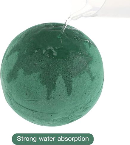 Healifty 2pcs Round Floral Foams Wet Foam Ball Table Centerpiece Floral Arrangement Accessory for Christmas Wedding Party Aisle Flowers Decoration in Saudi Arabia
