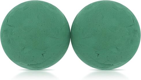 Healifty 2pcs Round Floral Foams Wet Foam Ball Table Centerpiece Floral Arrangement Accessory for Christmas Wedding Party Aisle Flowers Decoration in Saudi Arabia