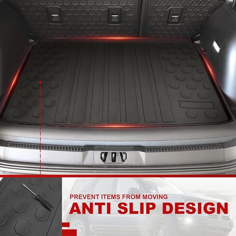 حصيرة بطانة حقيبة السيارة الخلفية متوافقة مع ملحقات Ford Bronco Sport 2021 2022 2023 2024 لجميع أنواع الطقس، مضادة للخدش، مقاومة للماء، واقي حصيرة صندوق السيارة TPE in Kuwait