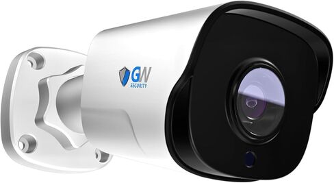 ميكروفون GW Security 4K 8MP خارجي/داخلي PoE IP، عدسة بزاوية واسعة 2.8 ملم، متوافق مع NDAA وTAA (GW68-8637MIC) in Saudi Arabia