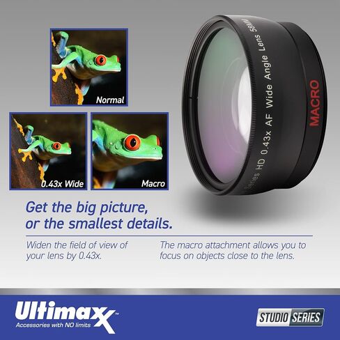 Ultimaxx Deluxe FUJIFILM GF 45mm f/2.8 R WR Lens Bundle - Includes: 6PC Gradual Color Filter Kit, 2.2X Telephoto Zoom Lens Attachment, Protective UV Filter, Lens Pouch, Lens Hood & More (18pc Bundle) in Saudi Arabia