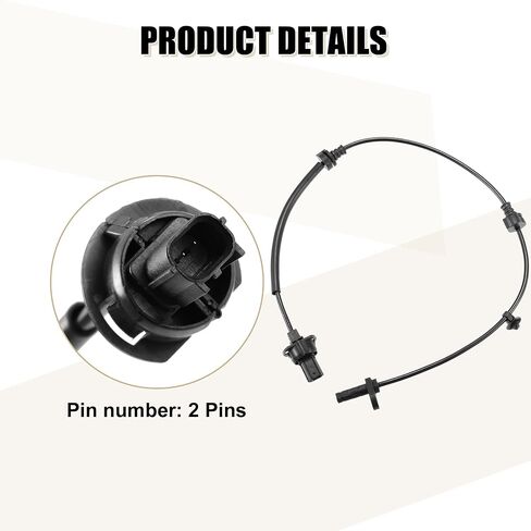 X AUTOHAUX 57450-T7A-003 ABS عجلة السرعة الاستشعار الجبهة اليمنى لهوندا HR-V 2015-2021 1.8L 1.5L لهوندا XR-V 2015-2021 1.8L 1.5L in Saudi Arabia