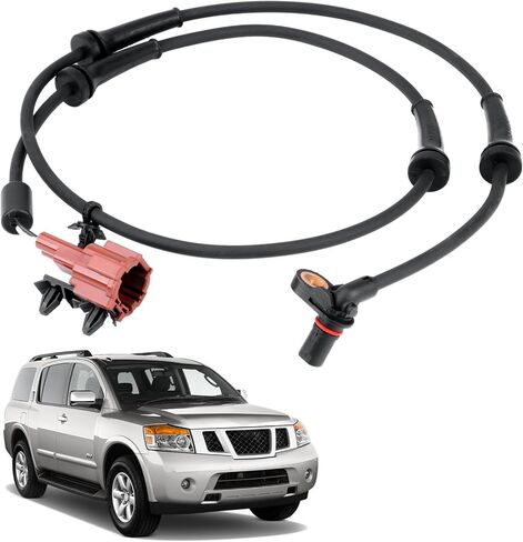 47900-7S025 مستشعر ABS خلفي يسار/يمين متوافق مع نيسان أرمادا (05-12) باثفايندر (2004) إنفينيتي QX56 (04-10)، مستشعر سرعة العجلة الاحترافي يستبدل OE# 479007S025، 5S10761،SU12214،ALS624 in Kuwait