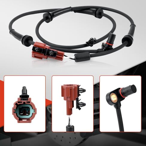 47900-7S025 مستشعر ABS خلفي يسار/يمين متوافق مع نيسان أرمادا (05-12) باثفايندر (2004) إنفينيتي QX56 (04-10)، مستشعر سرعة العجلة الاحترافي يستبدل OE# 479007S025، 5S10761،SU12214،ALS624 in Kuwait