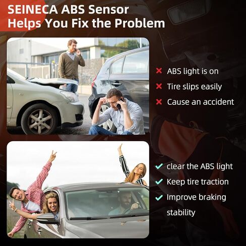 47900-7S025 مستشعر ABS خلفي يسار/يمين متوافق مع نيسان أرمادا (05-12) باثفايندر (2004) إنفينيتي QX56 (04-10)، مستشعر سرعة العجلة الاحترافي يستبدل OE# 479007S025، 5S10761،SU12214،ALS624 in Kuwait