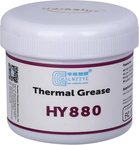 HY700-100g CPU Thermal Heatsink Grease Paste Compound Thermal Conductivity: >3.14W/m-k Carbon Based High Performance for CPU PC GPU PS5-100 Grams in Saudi Arabia