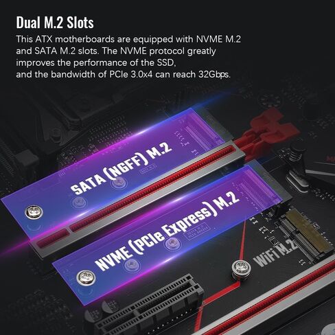 MACHINISIT LGA 2011-3 Motherboard X99 Micro ATX Mainboard for Intel Xeon E5 V3 V4 Series Processors (DDR4 Max 128GB, PCIe 3.0, M.2 Protocol, Gigabit LAN), X99 PR9-H PC Server in Saudi Arabia
