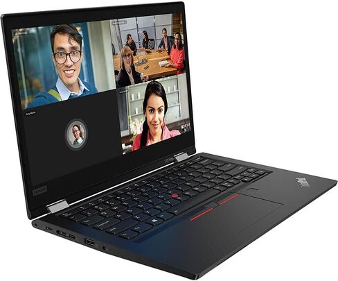 لينوفو ثينك باد L13 يوجا 2 في 1 شاشة لمس فل اتش دي 13.3 بوصة، انتل i5-1145G7، ذاكرة وصول عشوائي 16 جيجا، تخزين 1.16 تيرابايت (1 تيرابايت اس اس دي + مجموعة قاعدة تركيب 160 جيجا)، قارئ بصمات الأصابع، لوحة مفاتيح بإضاءة خلفية، ويندوز 11 برو، أسود in Saudi Arabia