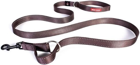 EzyDog Vario 4 Multi-Function Adjustable Dog Leash and Slip Lead - Converts to 6 Foot or 3 Foot - Perfect for Training and Reflective for Nighttime Safety - for Large and Medium Dogs (Black) in Saudi Arabia