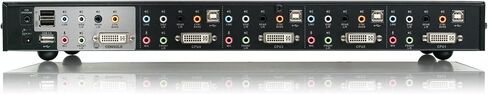 IOGEAR 4-Port Dual-Link DVI KVMP Pro Switch, w/Full Set of Cables,(GCS1204G) in Saudi Arabia