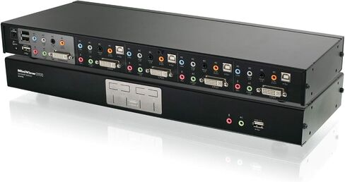IOGEAR 4-Port Dual-Link DVI KVMP Pro Switch, w/Full Set of Cables,(GCS1204G) in Saudi Arabia